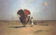 Gustave Guillaumet Dans Les dunes (mk32) painting